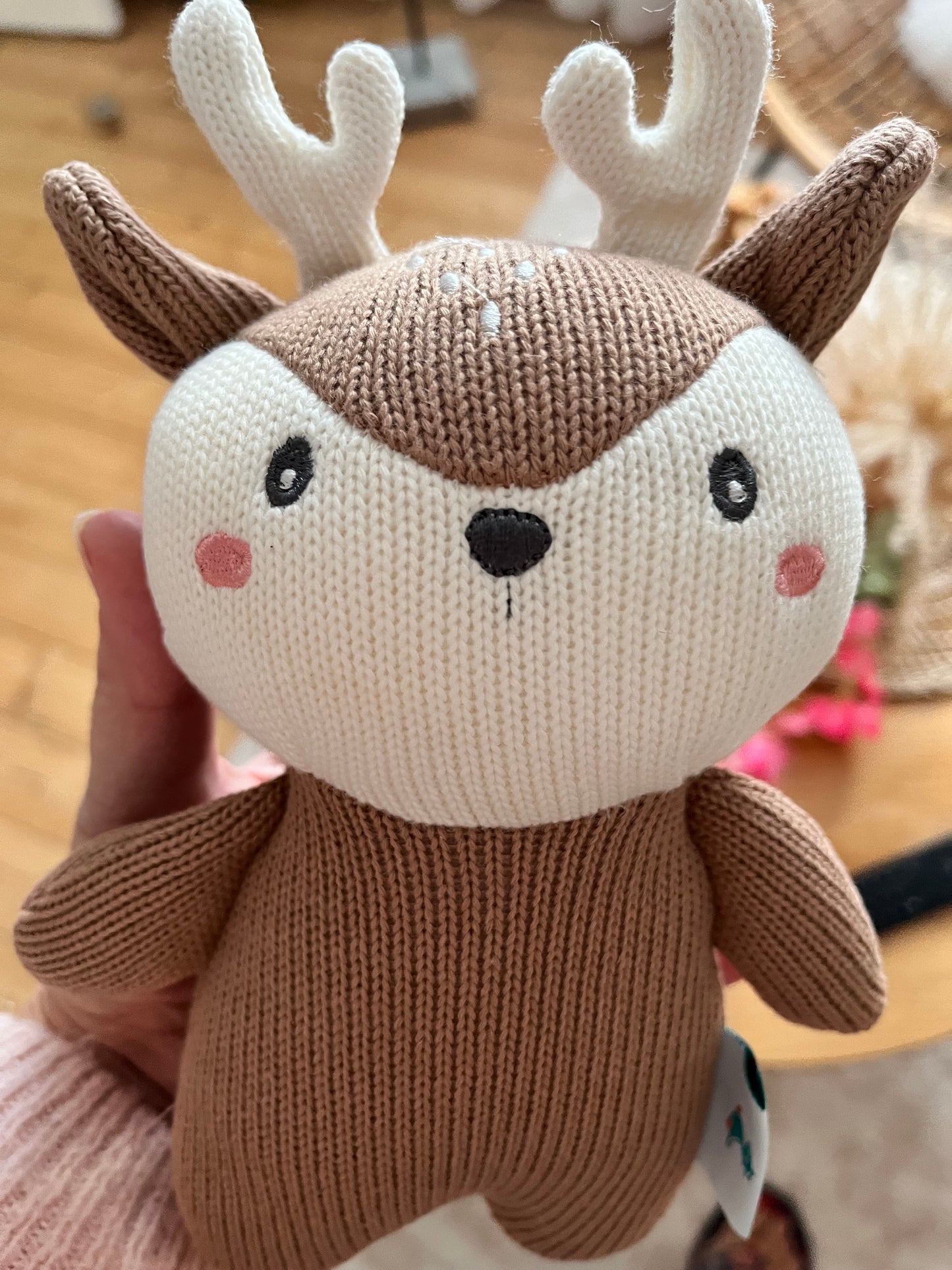 Doudou deer with bell