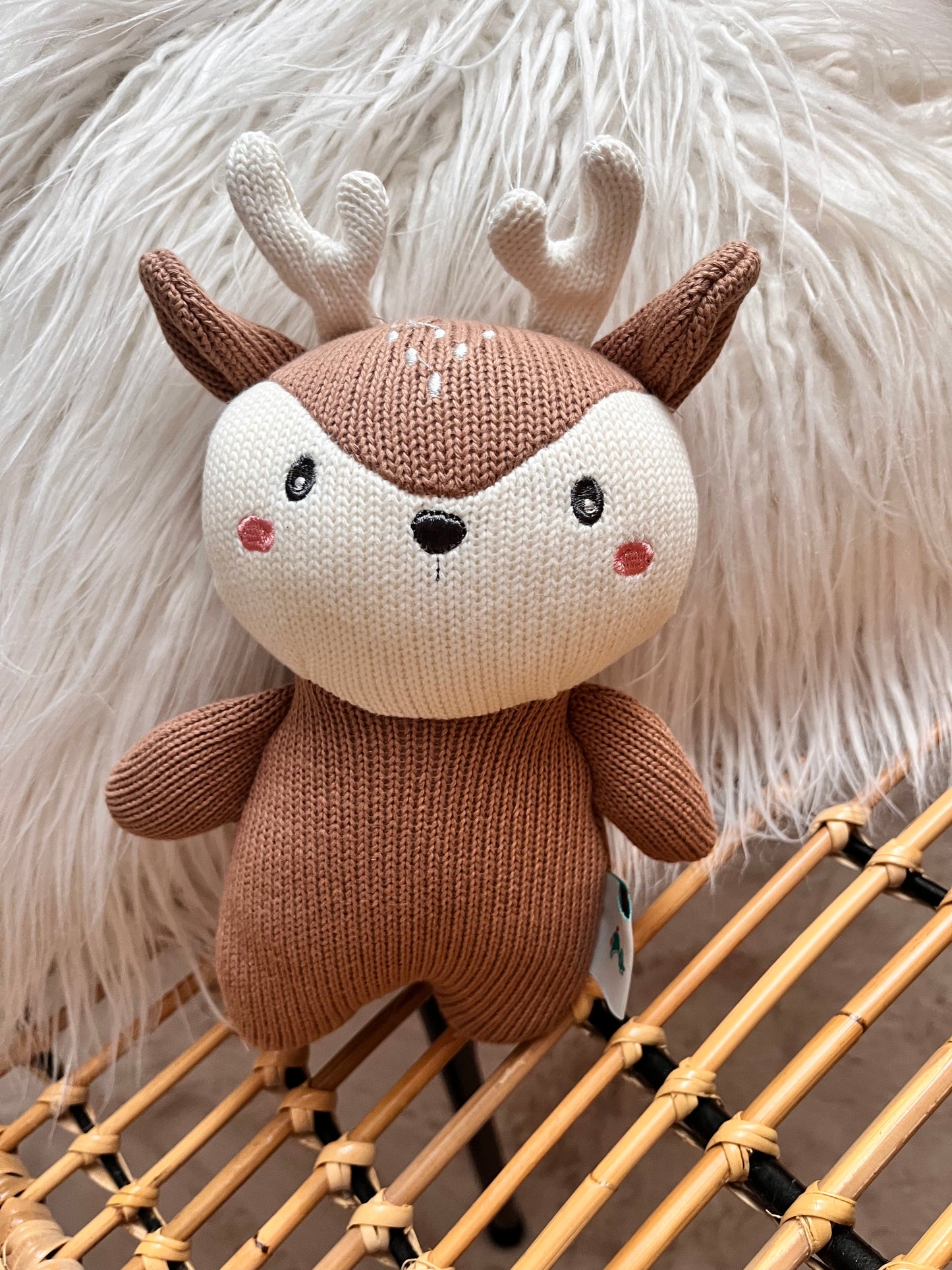 Doudou deer with bell