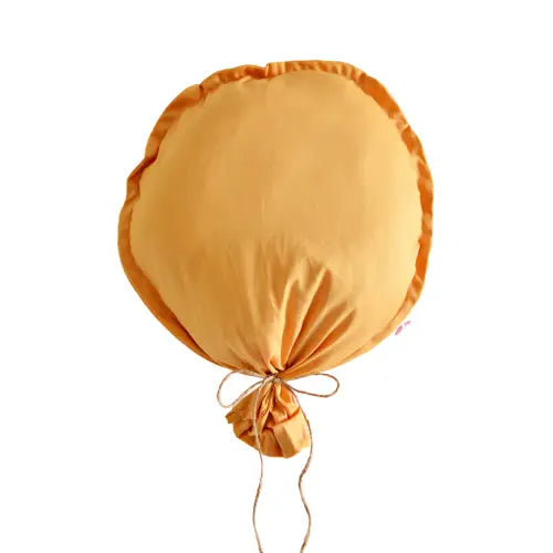 Yellow fabric balloon 